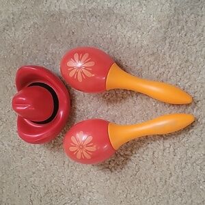 FREE W ANY PURCHASE! Maracas and Squishy sombrero